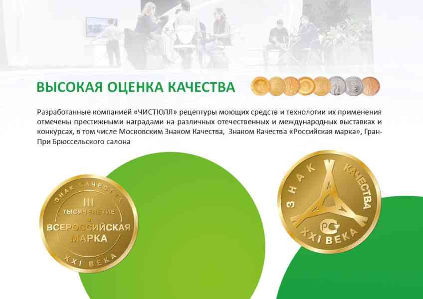 Презентация для производителя чистящих средств в Powerpoint от LESL.RU